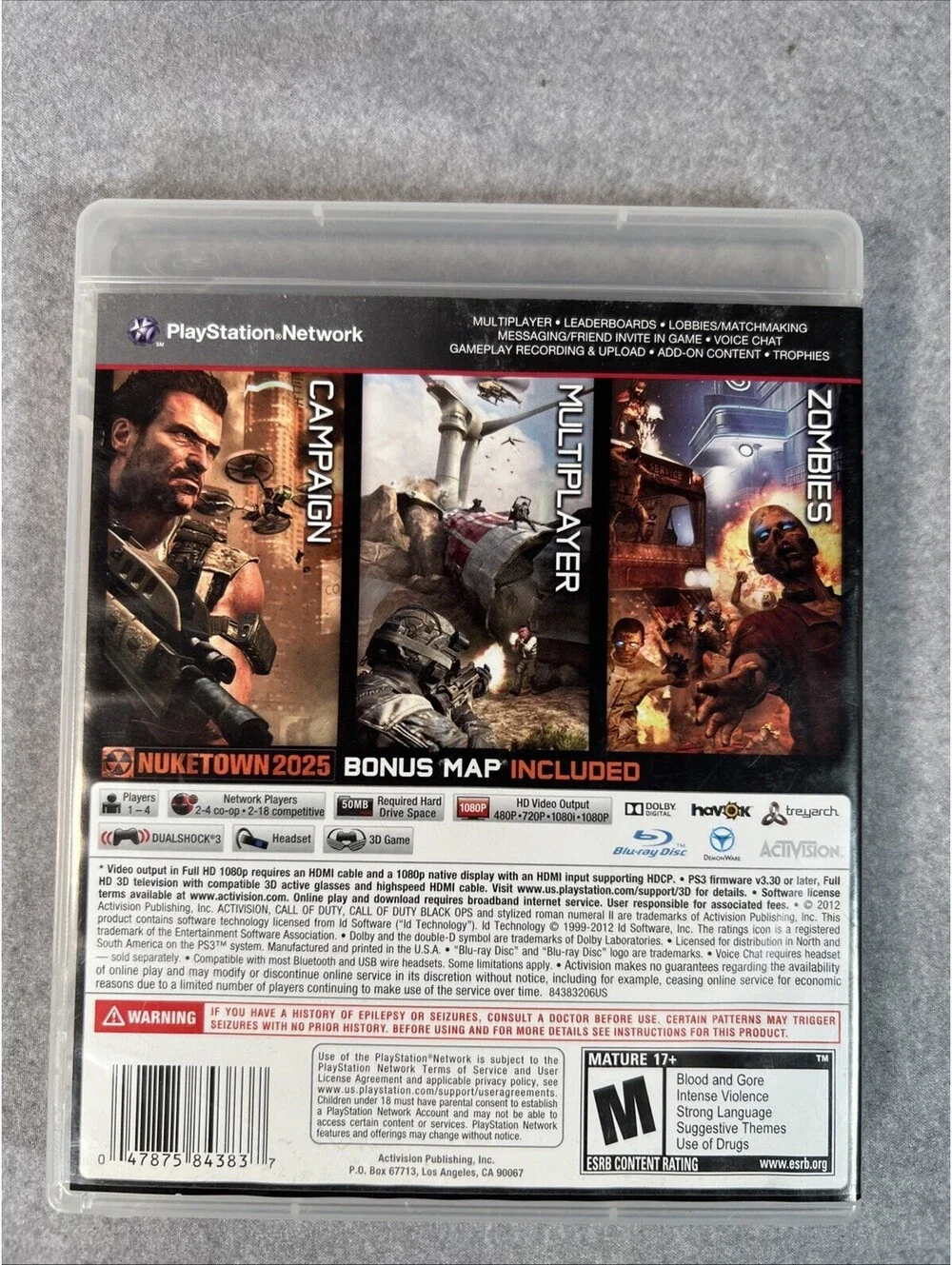 Call of Duty: Black Ops 2 - Sony PlayStation 3